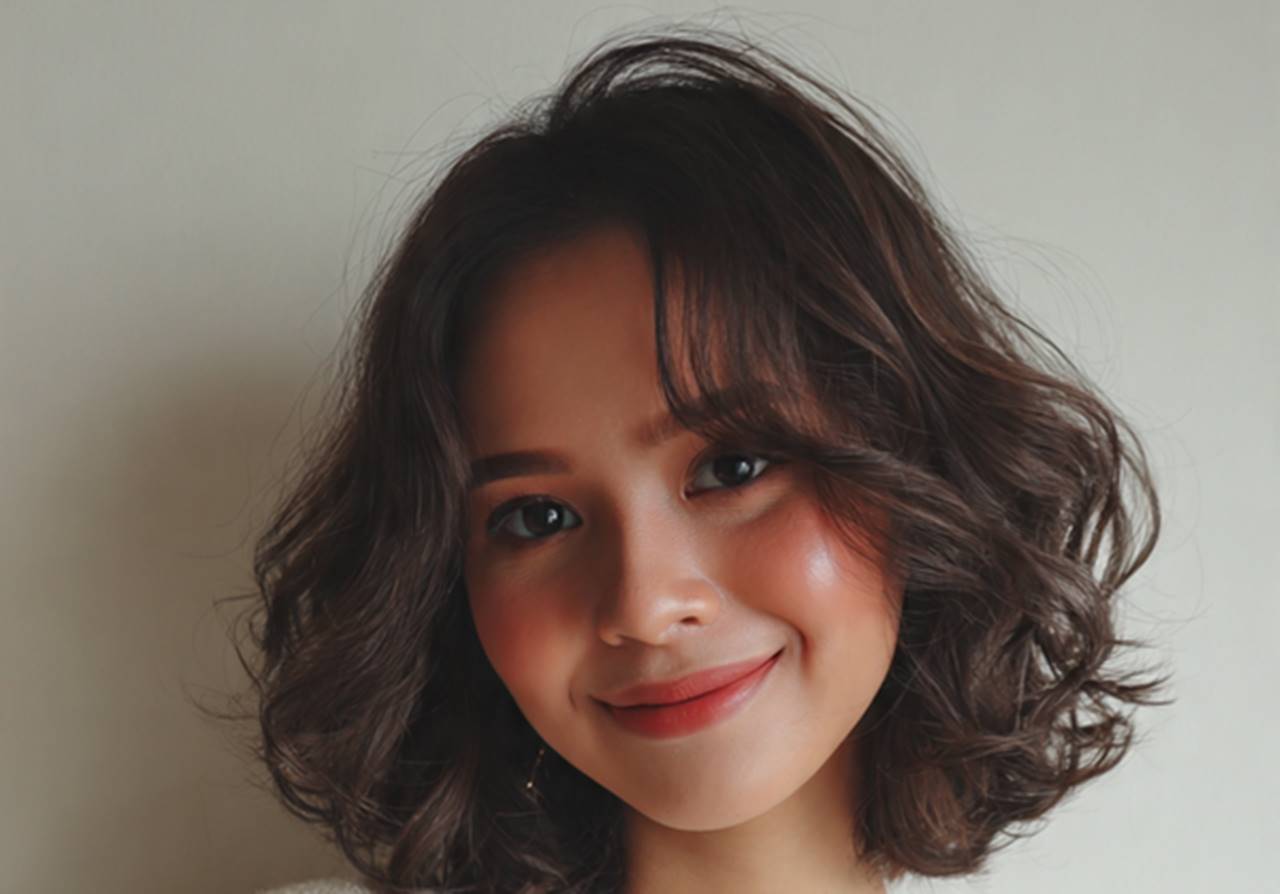 Potongan Rambut Layered Bob
